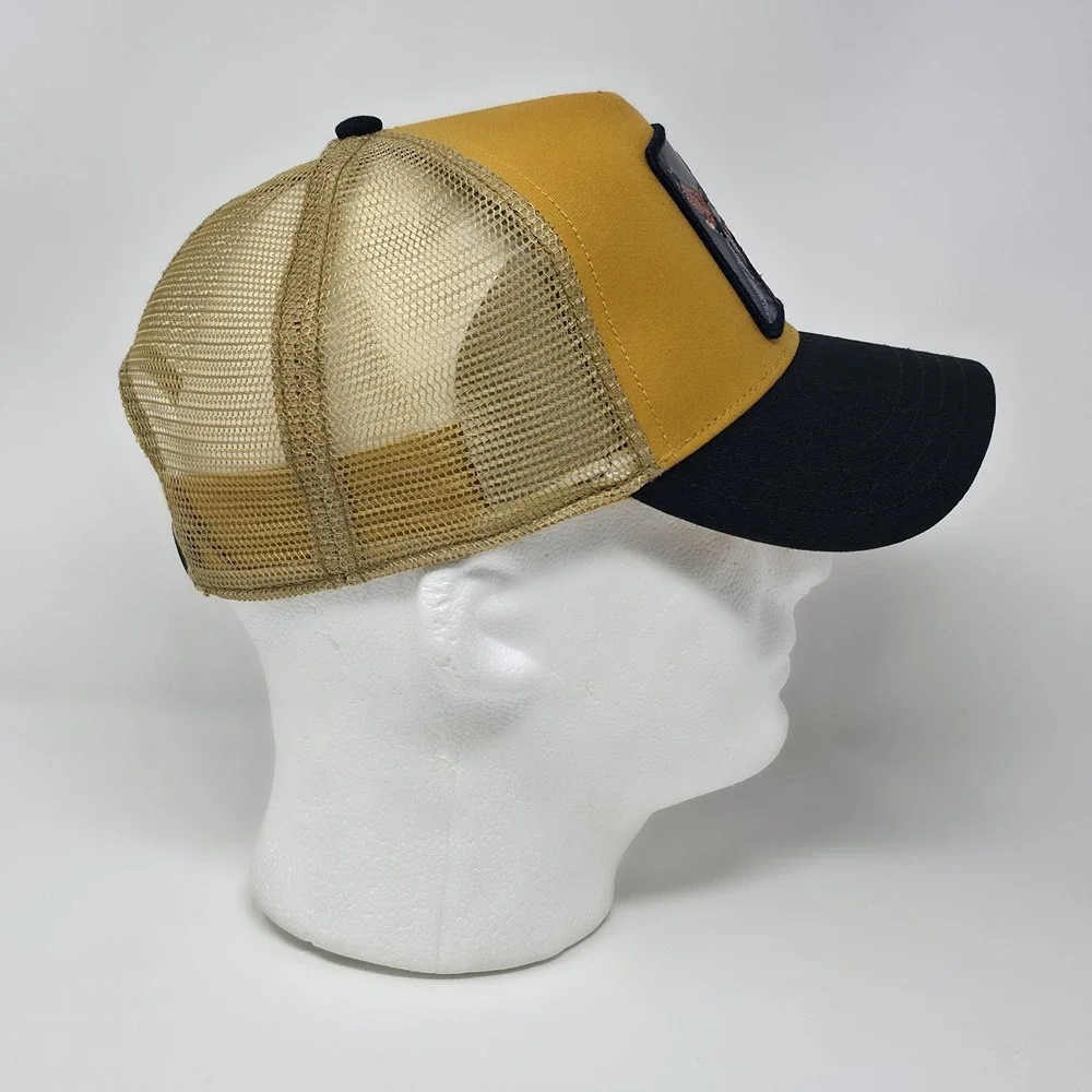 Goorin‎ Bros The Farm Beware Guard Dog Doberman Mustard Trucker Hat Cap Snapback